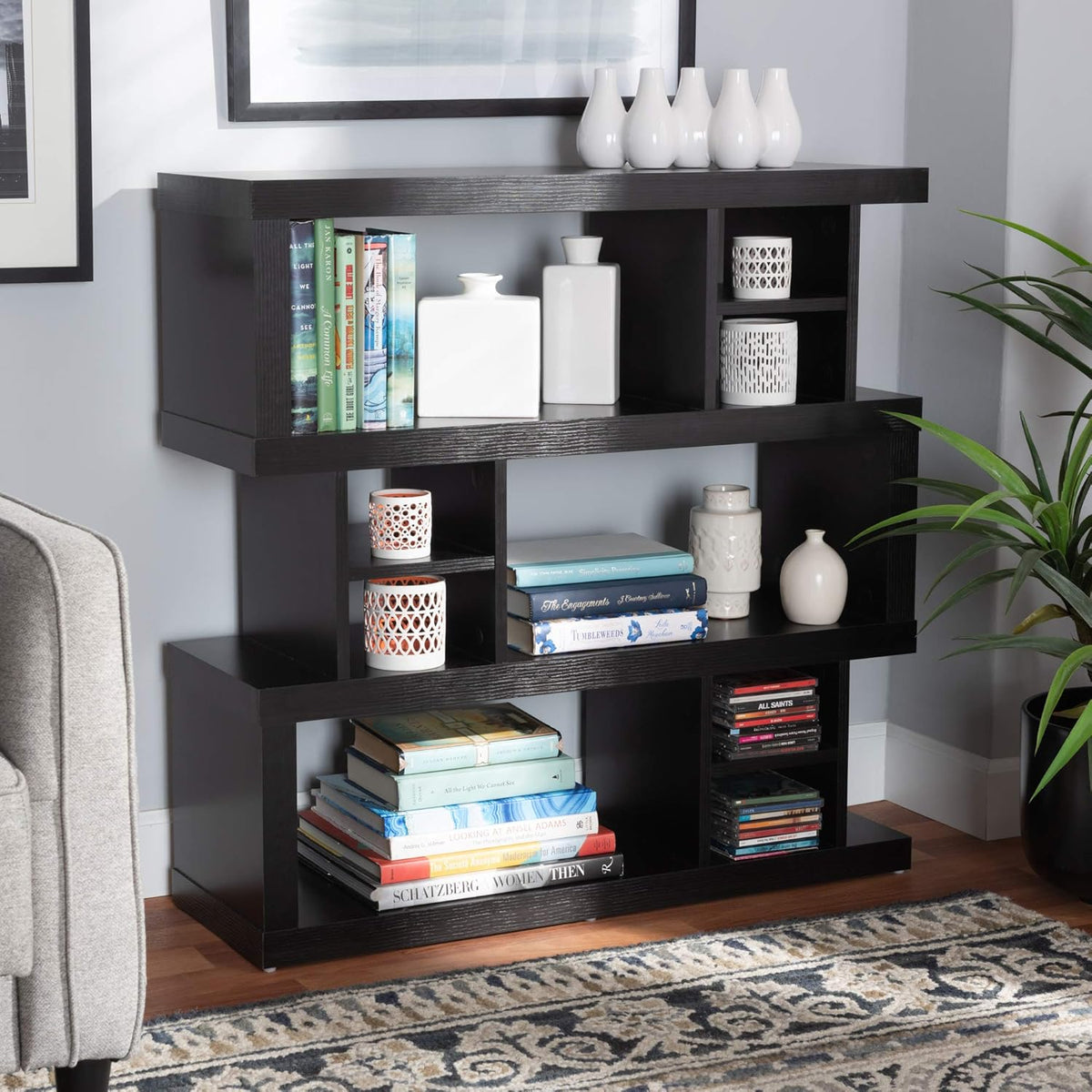 Dark Brown Bookcases T424420