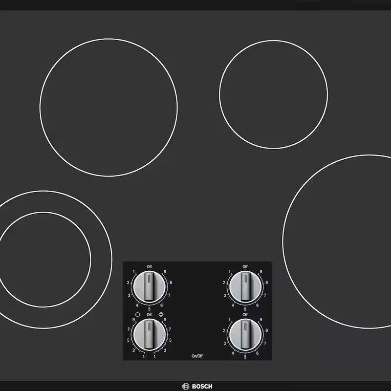 30 in. Black Radiant Electric Cooktop with 4 Elements O24594