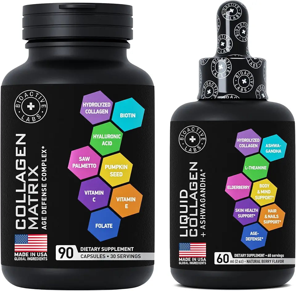 Collagen Matrix and Liquid Collagen Beauty Bundle V249047