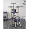 71 in. Cat Tree House with Sisal Scratching Board C529