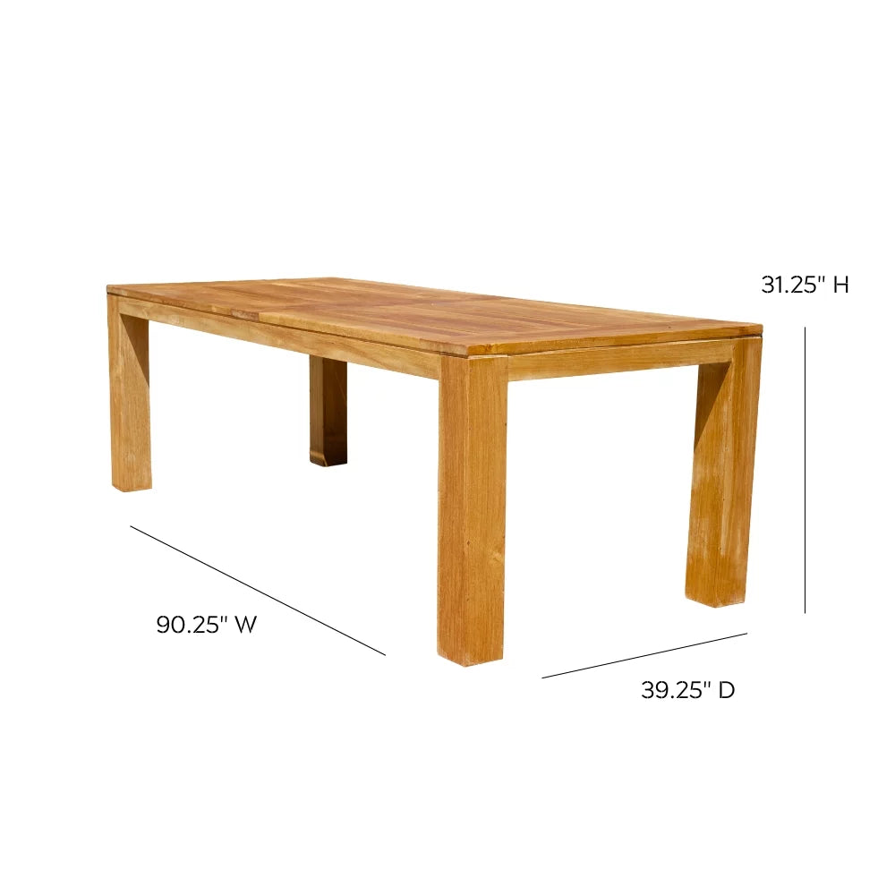 Teak Wood 8-person Long Rectangular Dining Table H4506