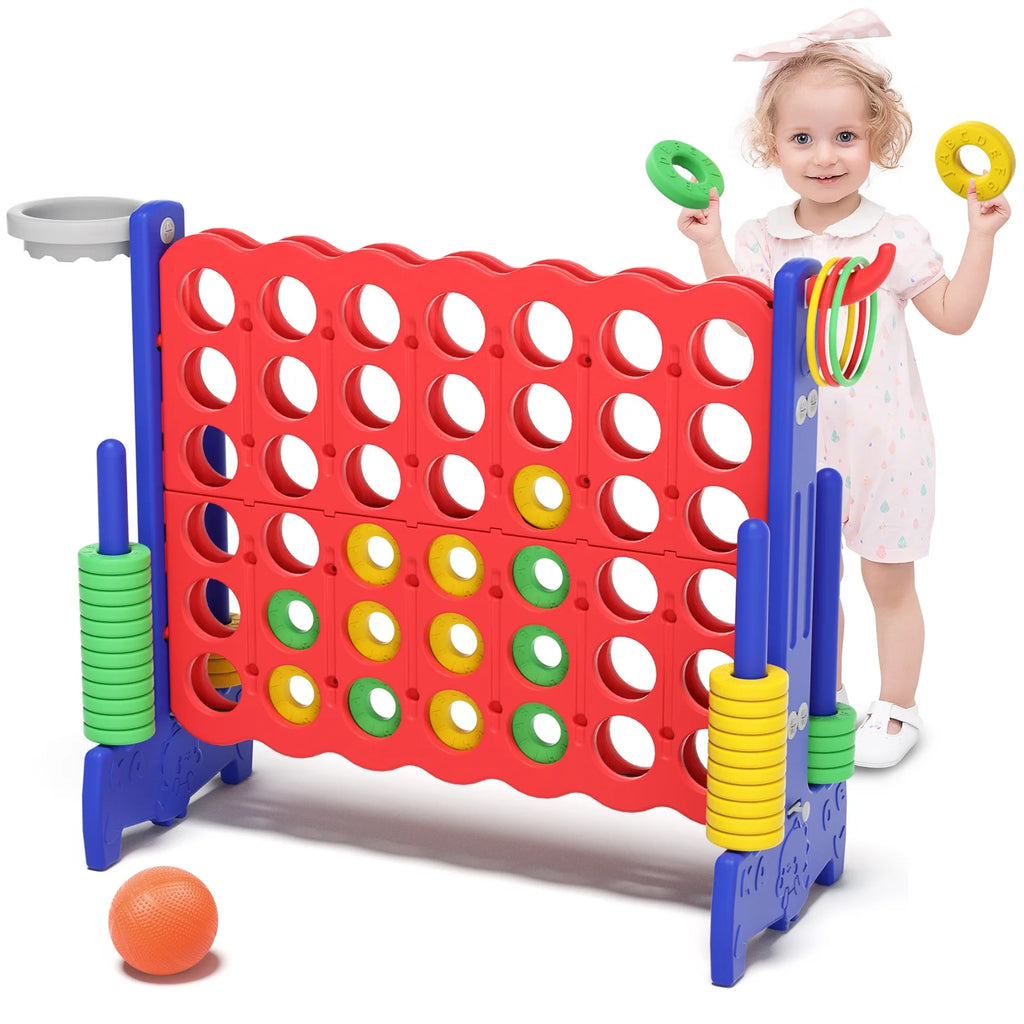 Jumbo 4-to-Score Giant Game Set Blue Red S234435