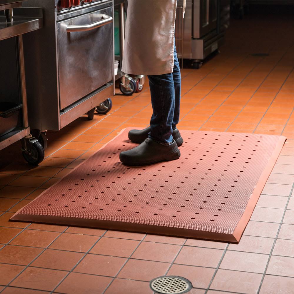 Red Anti Fatigue Floor Mat 3 x 5 Feet C443