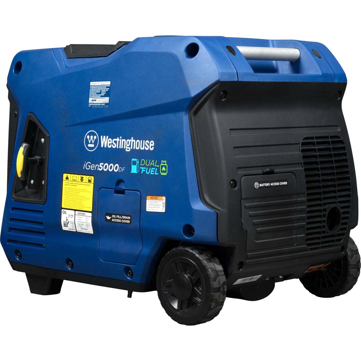 5000 Peak Watt Dual Fuel Portable Inverter Generator A218774
