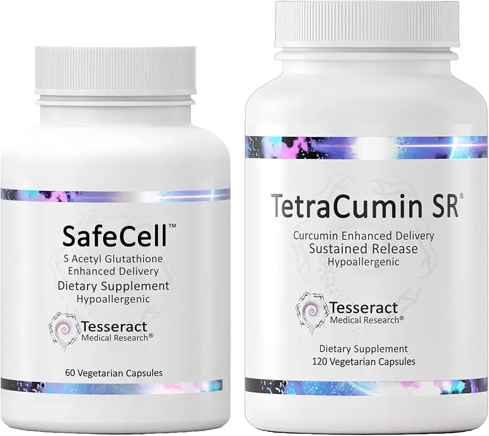 S-Acetyl Glutathione and Turmeric Curcumin Supplement H1043