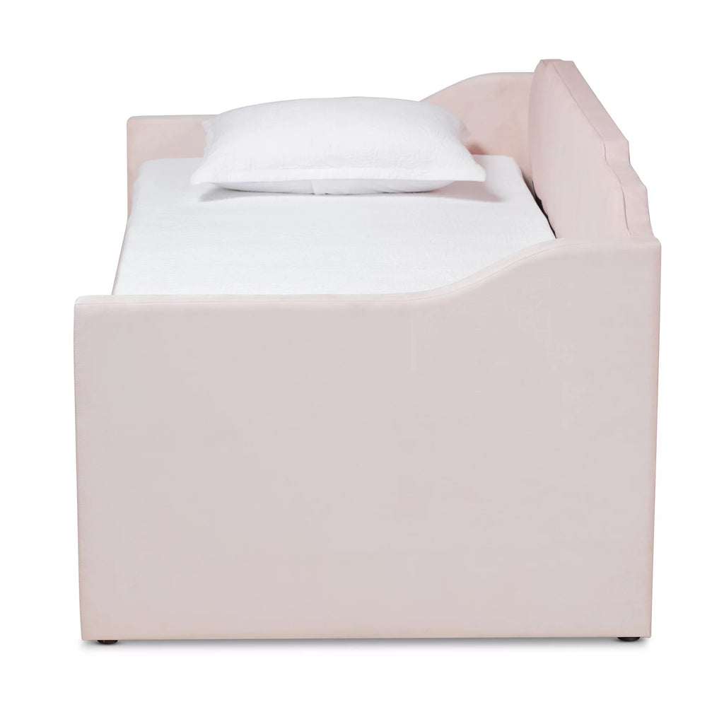 Pink Twin Daybed with Trundle W44219