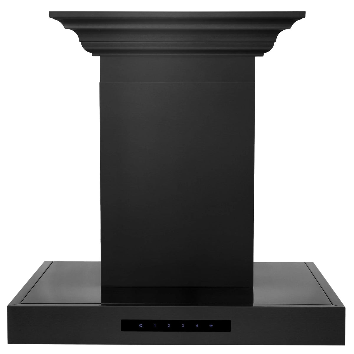 30 in. Convertible Vent Wall Mount Range Hood Black Stainless Steel S917128