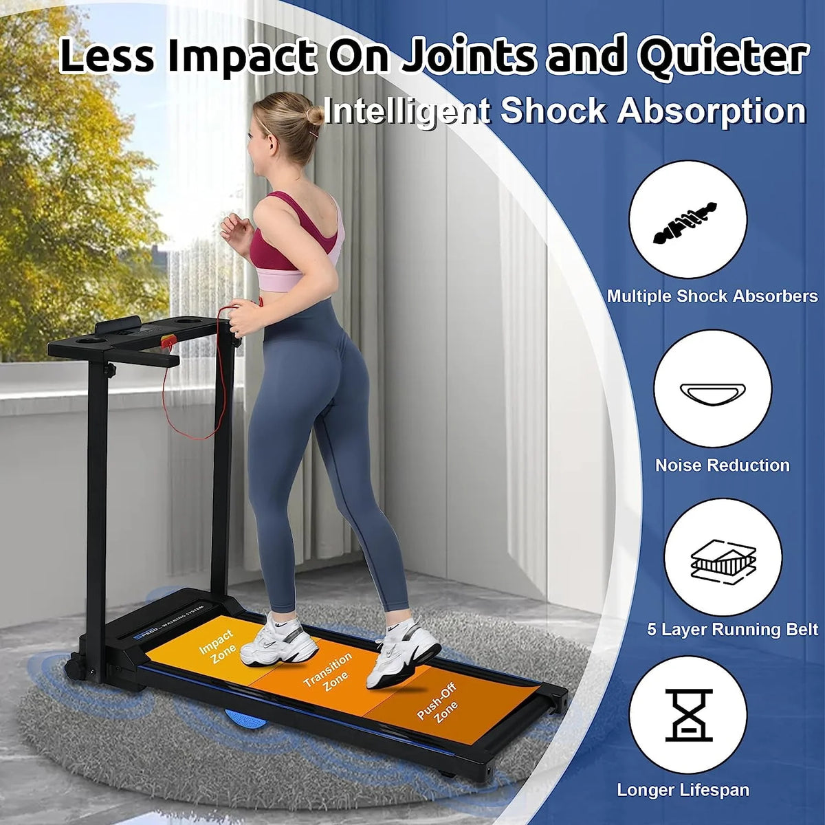 2 HP Folding Incline Exercise Treadmill Q3929
