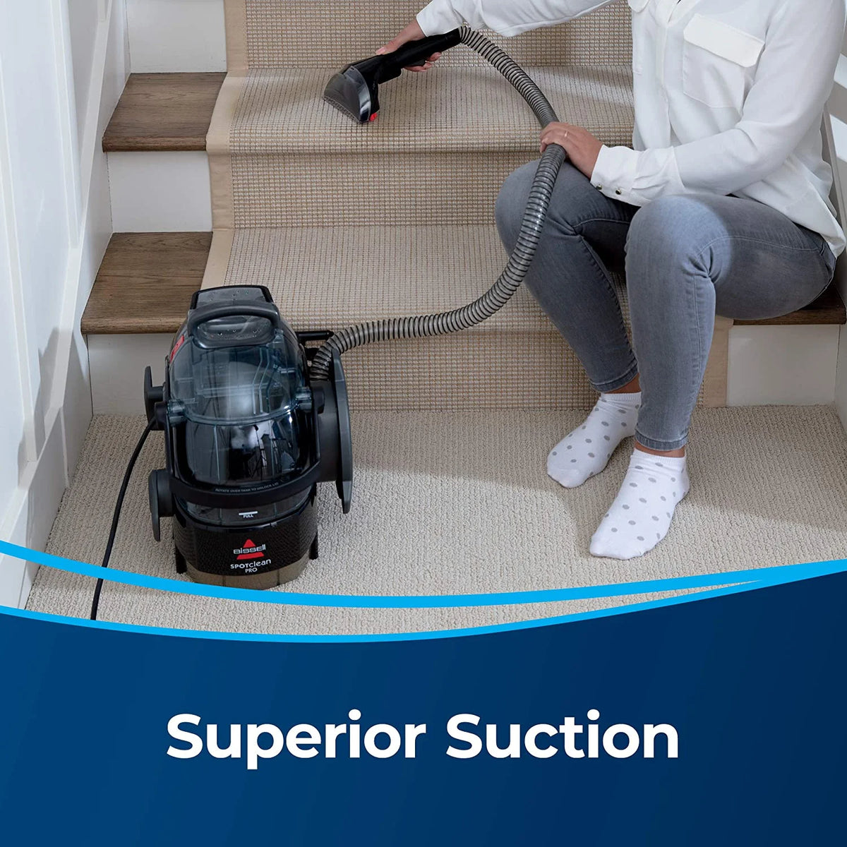 Lightweight Portable Carpet Cleaner, Black T652