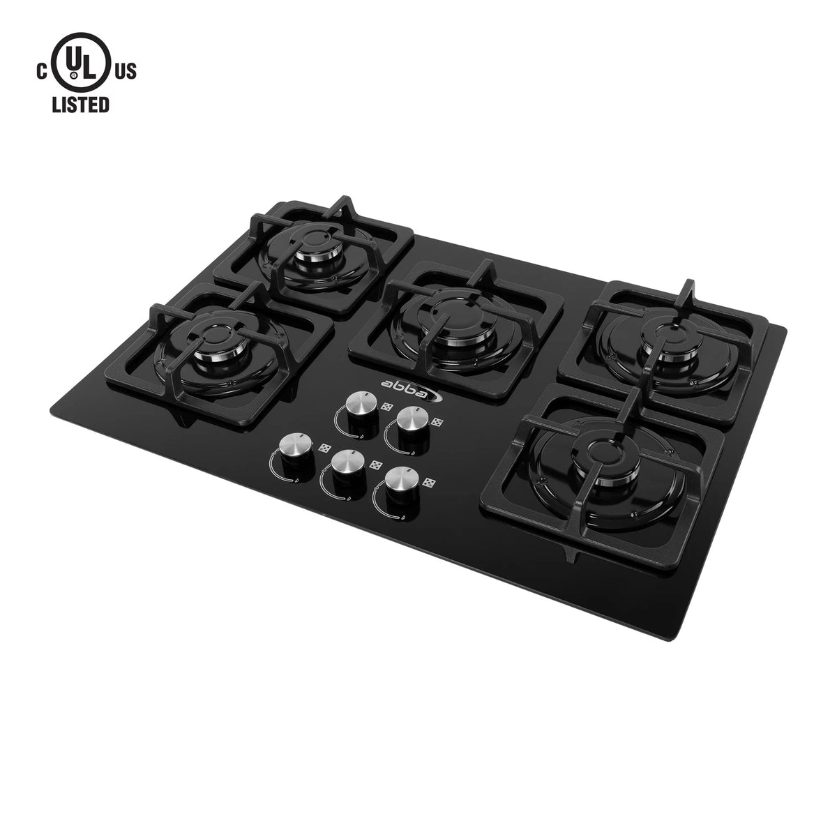 30-in Gas Cooktop with 5 Sealed Burners Tempered Glass U191