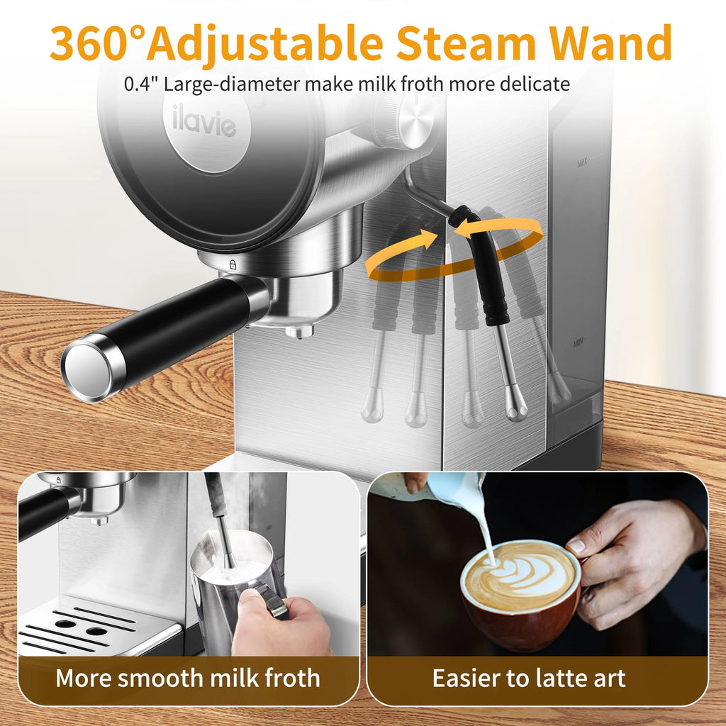 20 Bar Espresso Machine with Milk Frother A853
