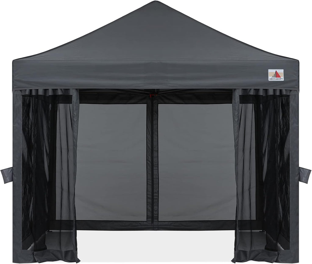 10x10 Pop Up Canopy Tent with Netting Walls L630100