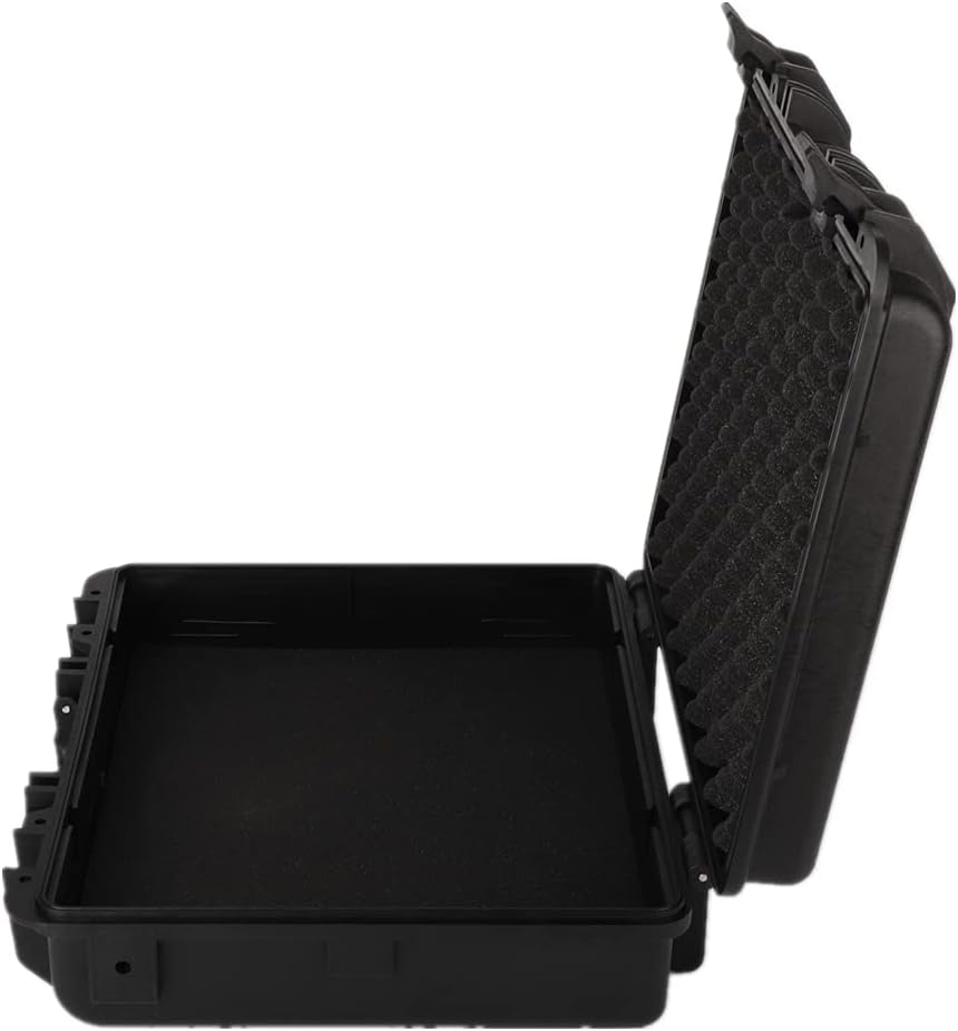 Black Waterproof Hard Camera Case with Foam Insert Y162576