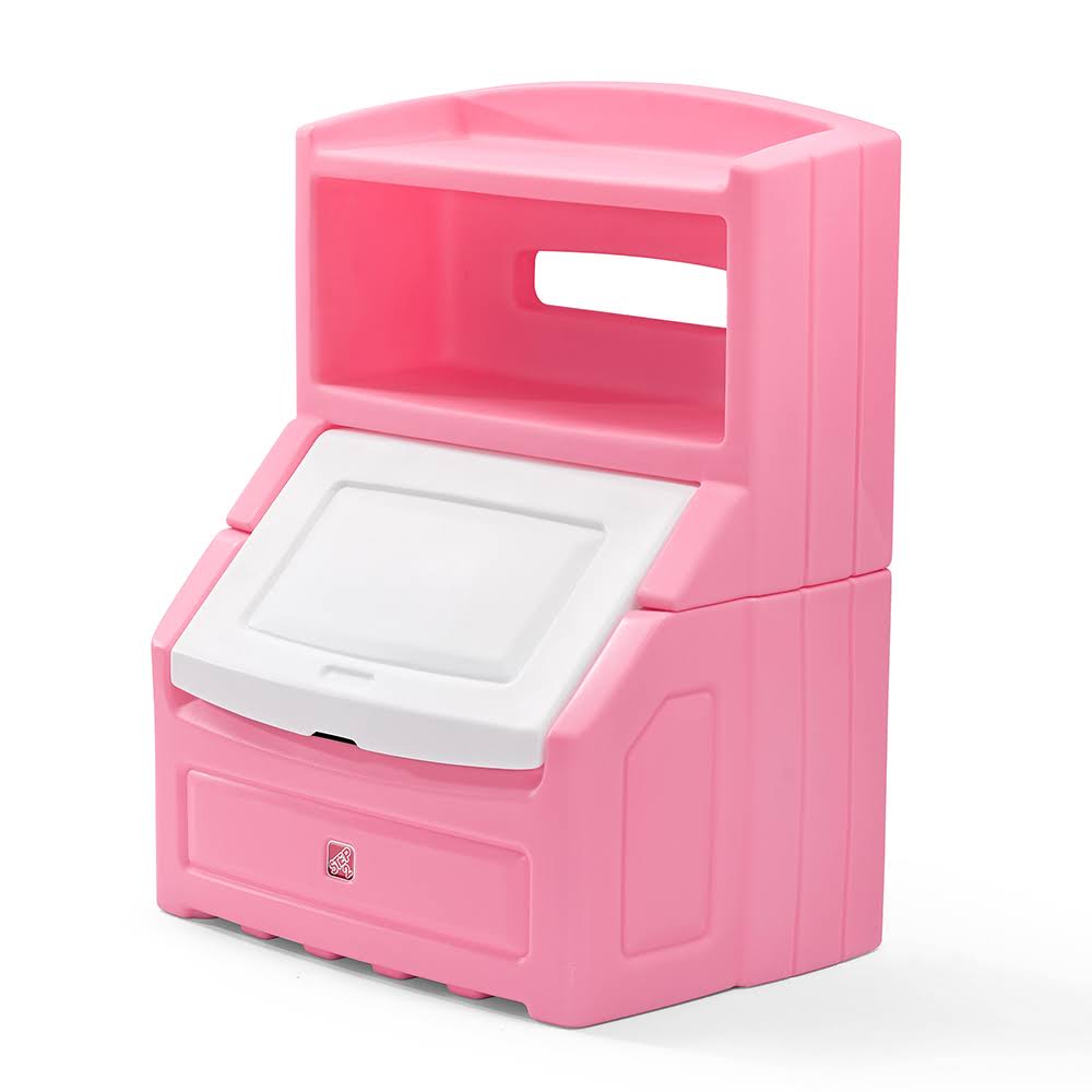 Pink Bookcase Storage Chest Q67168