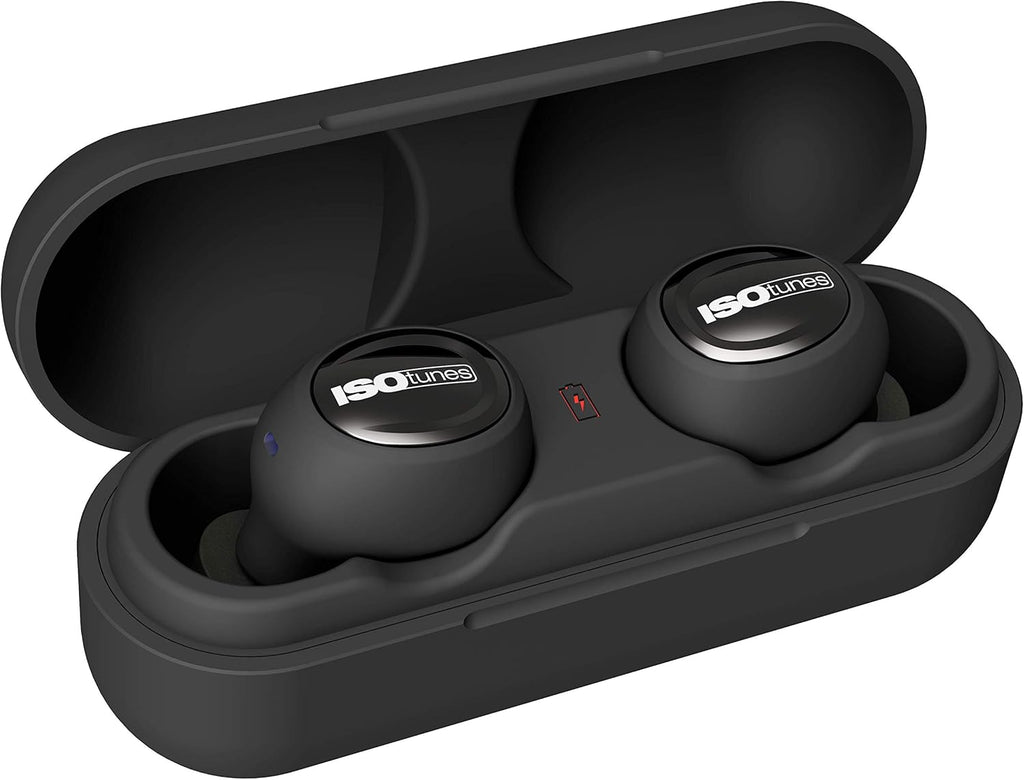 True Wireless Earplug Earbuds 22 dB Noise Reduction Bluetooth Hearing Protector Matte Black G298420