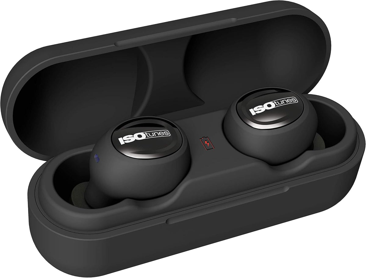 True Wireless Earplug Earbuds 22 dB Noise Reduction Bluetooth Hearing Protector Matte Black G298420