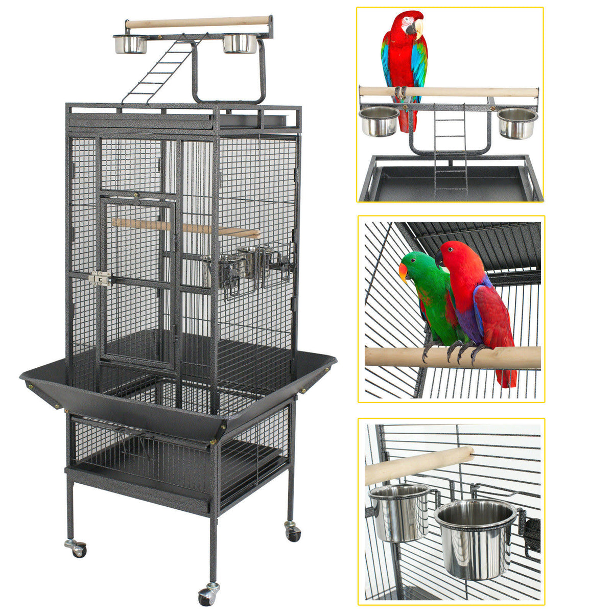 Large Play Top Bird Cage B7084