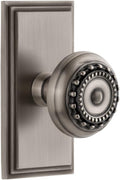Timeless Bronze Privacy Plate with Knob Z4087
