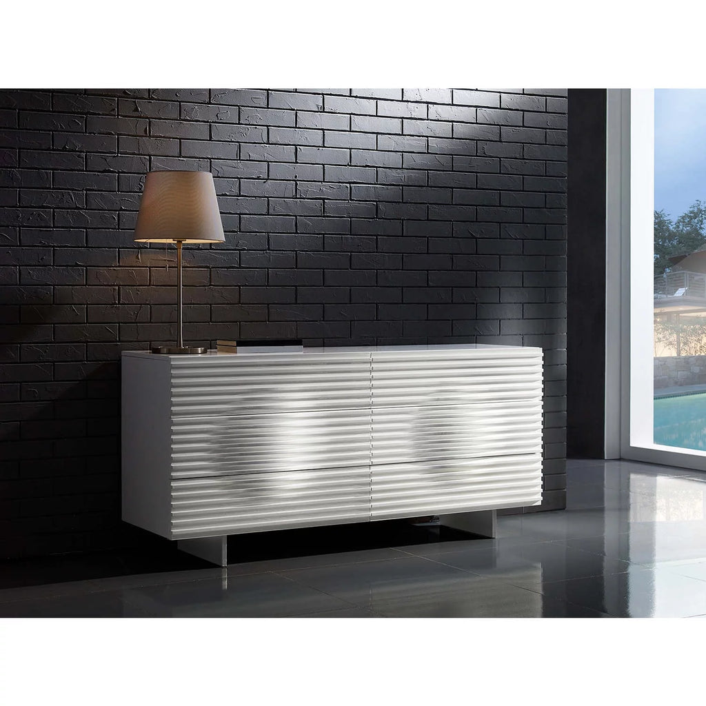 White High Gloss Dresser P73935