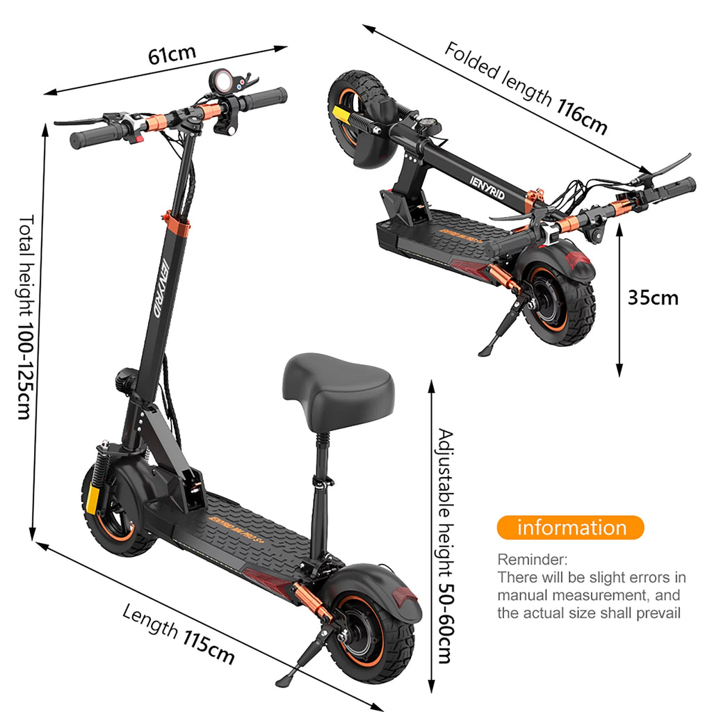800W Folding Electric Scooter with Seat K71739