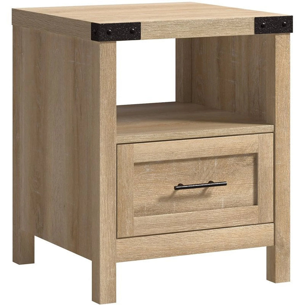 Engineered Wood End Table in Orchard Oak - Set of 2 B1423
