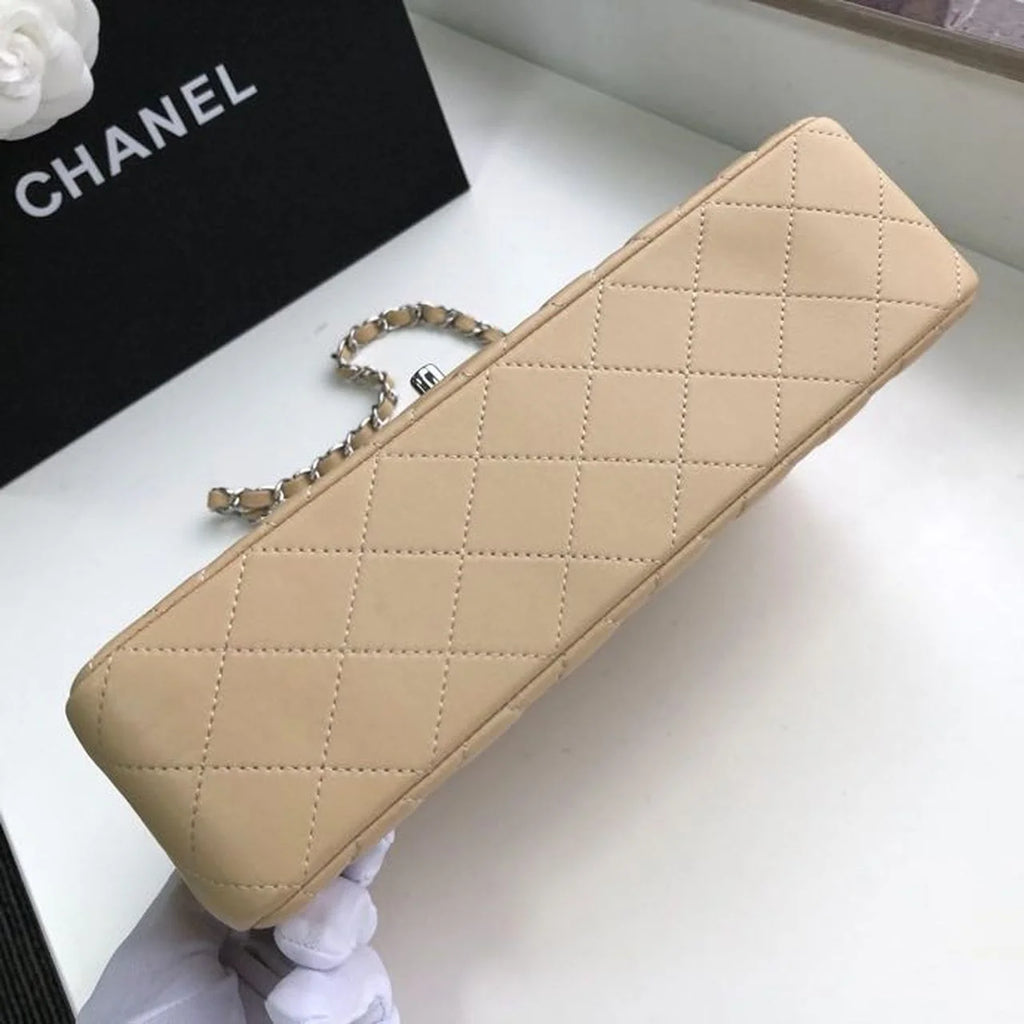 Beige Shoulder and Crossbody Handbag N932