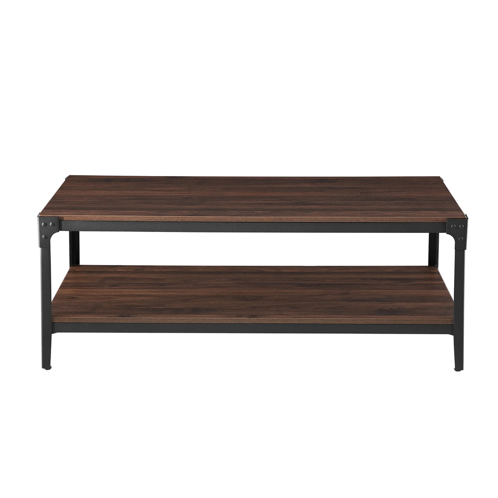 Rustic Dark Walnut Coffee Table J529970