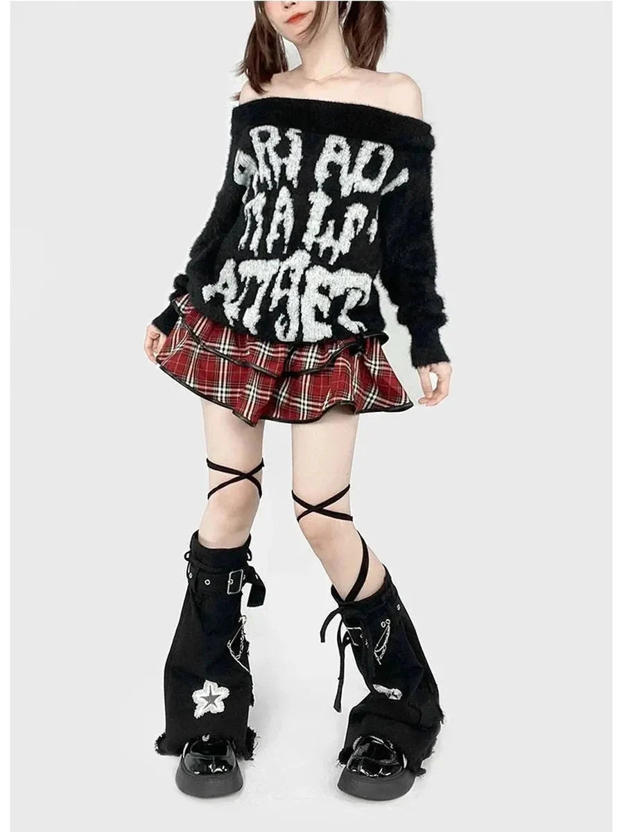 Red Checkerboard Skirt Q36146