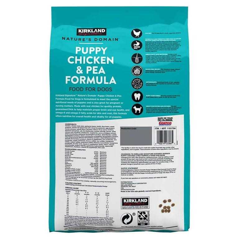 Chicken & Pea Puppy Formula Dog Food 20 lb L406