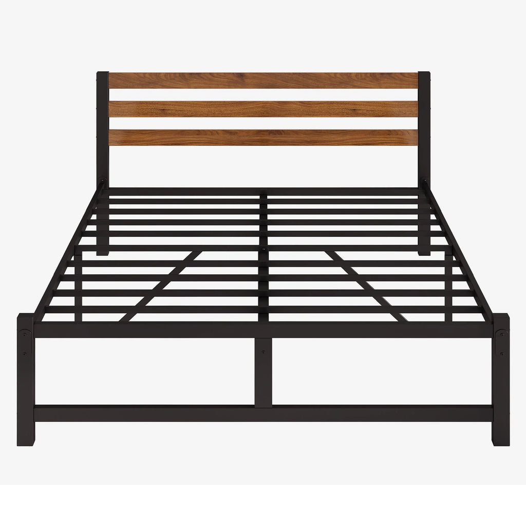 Queen Platform Bed Frame with Headboard E55332