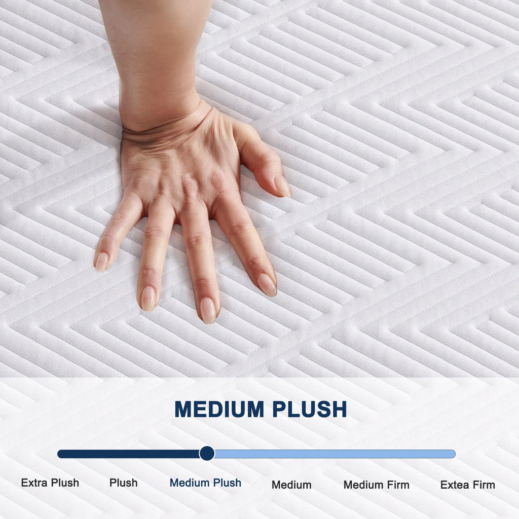 King 12 Plush Cool Gel Memory Foam Mattress R4612