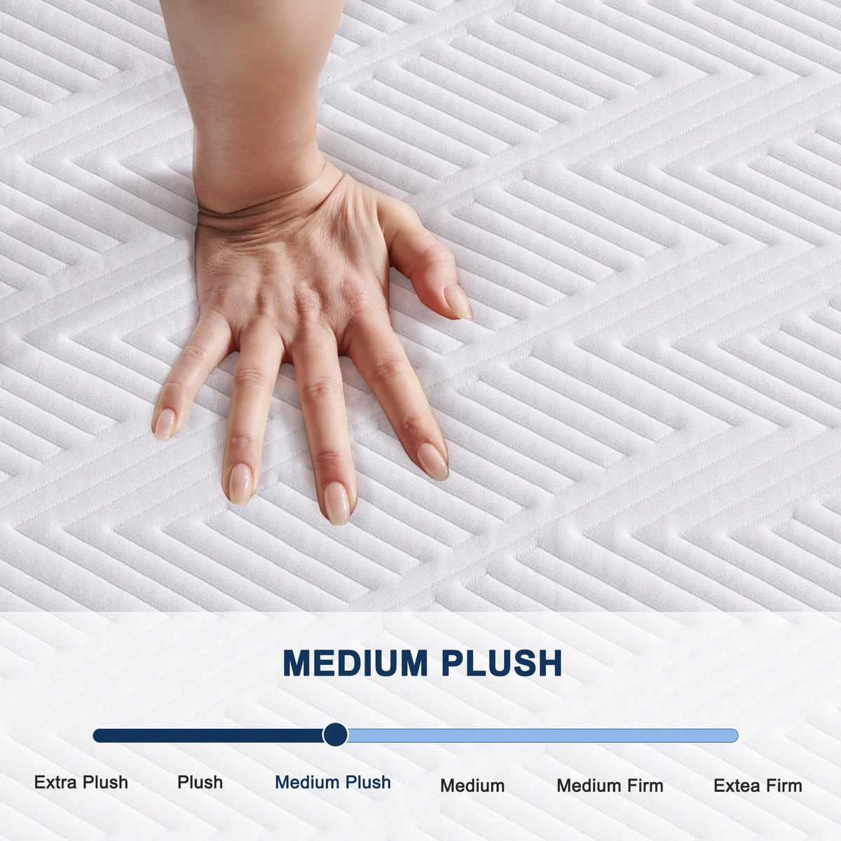 King 12 Plush Cool Gel Memory Foam Mattress R4612