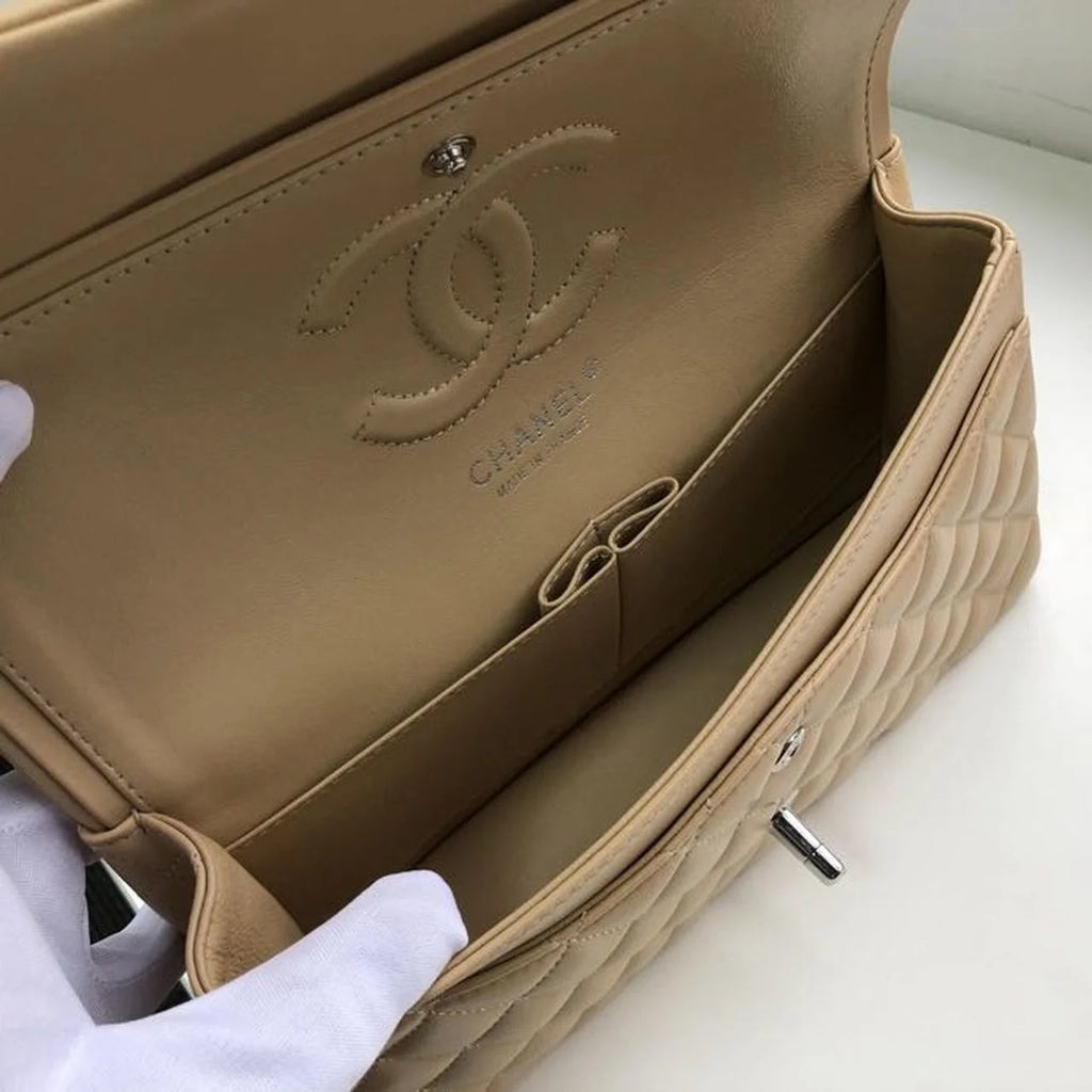 Beige Shoulder and Crossbody Handbag N932