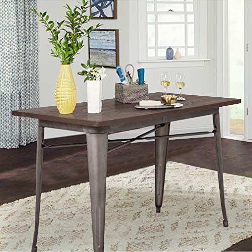 Metal Outdoor Dining Table 31 x 31 Inches D129