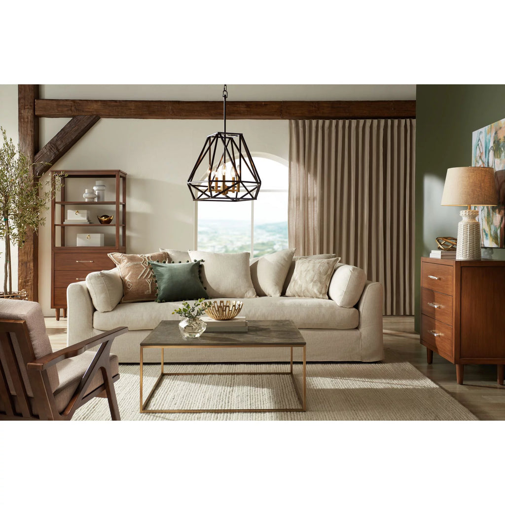 26" High Cream White Glaze Table Lamp C73705