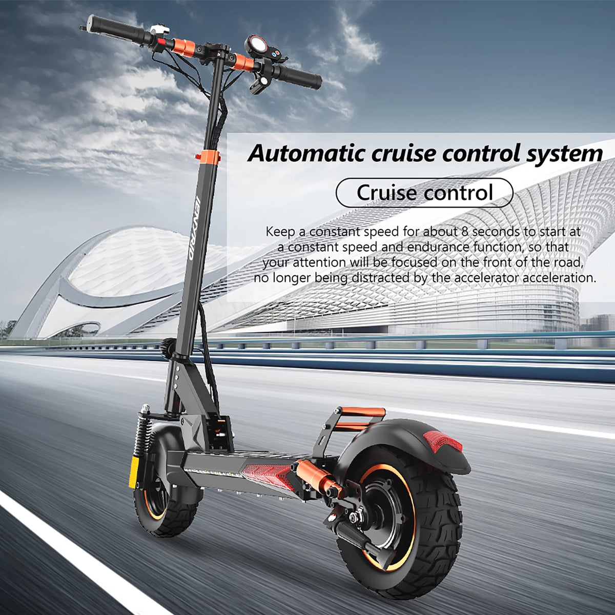 800W Folding Electric Scooter with Seat K71739