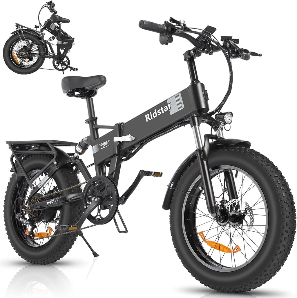 20 Fat Tire 750W 48V 14AH Foldable Electric Bike V12184