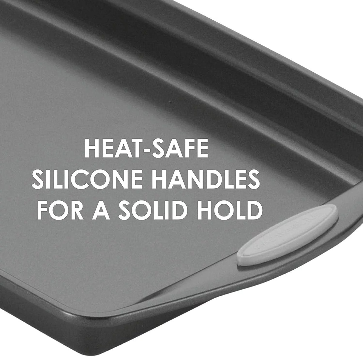 Nonstick Bakeware Set with Grips, 3 Piece Q7757