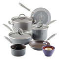 14 Piece Nonstick Porcelain Enamel Cookware and Measuring Cup Set D7767