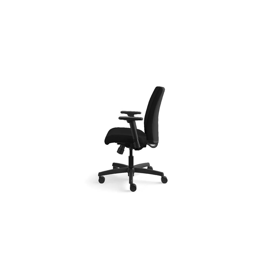 Black Fabric Low-Back Task Chair N407