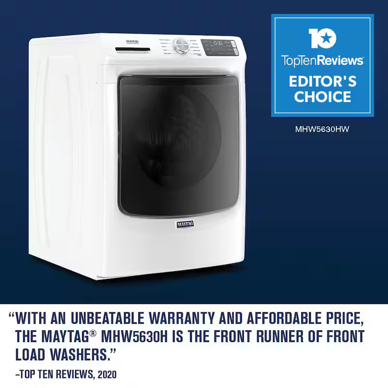 White 4.5 cu. ft. Stackable Front Load Washing Machine V427