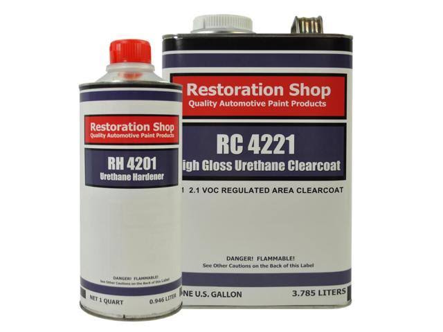 Green Urethane Basecoat Clearcoat Auto Paint Medium Gallon Kit V69901