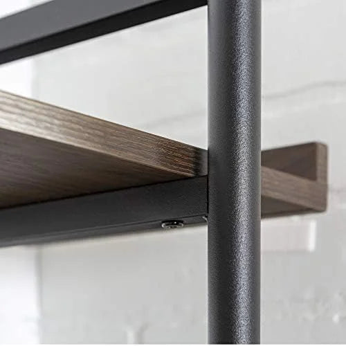 68 Inch Wood Metal Bookcase V238