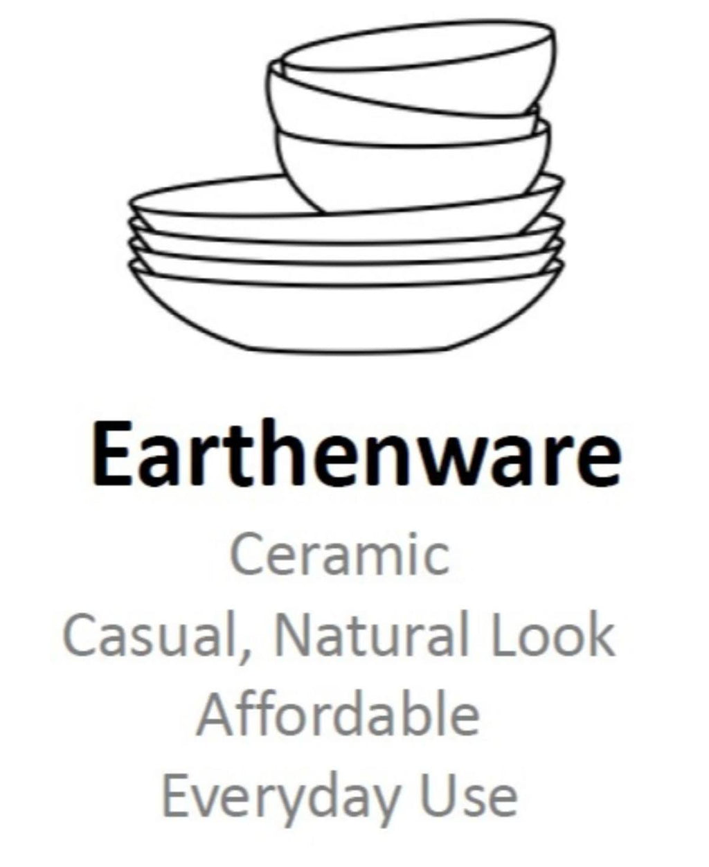 40 Piece White Dinnerware Set Y86160