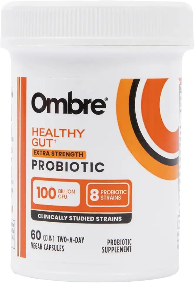 Probiotics for Digestive Health 100 Billion CFU with Prebiotics and Digestive Enzymes, Vegan, 30 Servings T96081