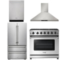 36 Gas Range, Range Hood, Refrigerator, Dishwasher H46766