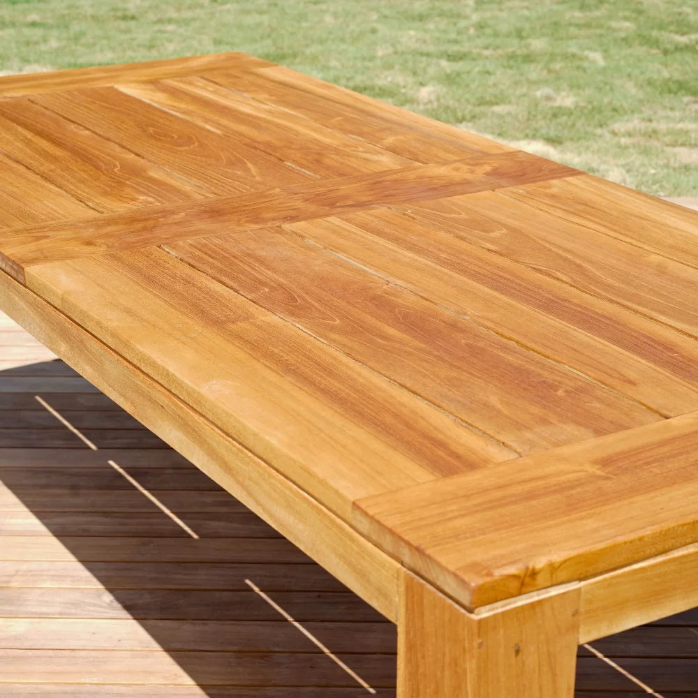 Teak Wood 8-person Long Rectangular Dining Table H4506