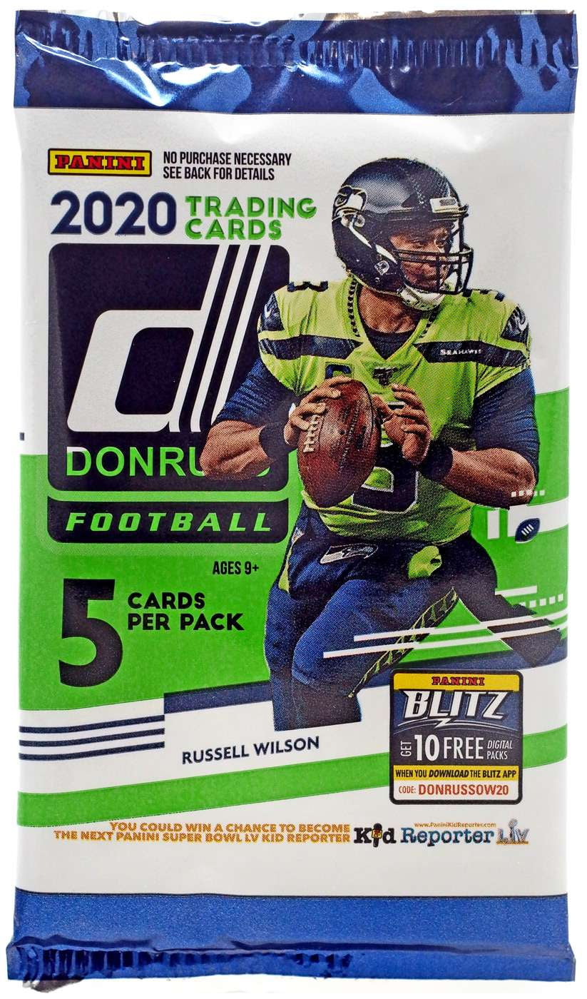 2020 Donruss Football Trading Card Box 48 Packs D9823