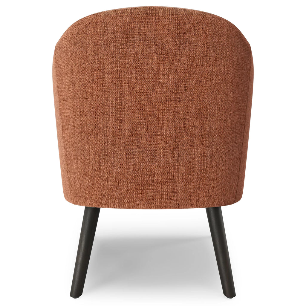 Rust Fabric Accent Chair W627