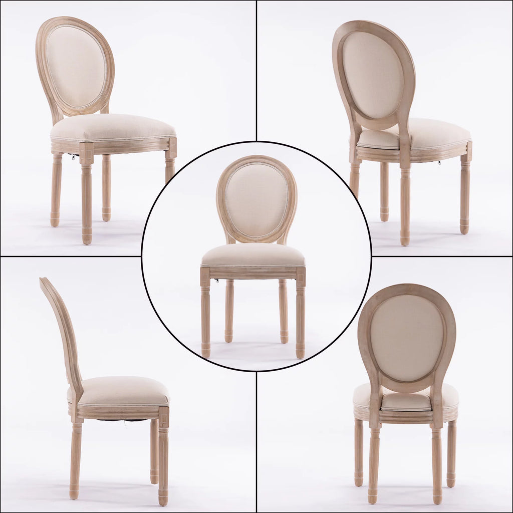 Dining Chairs Set of 2 Solid Wood Frame G3803